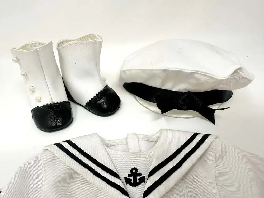Samantha Sailor Outfit : Hat Dress Shoes Boots by Pleasant Company American Girl